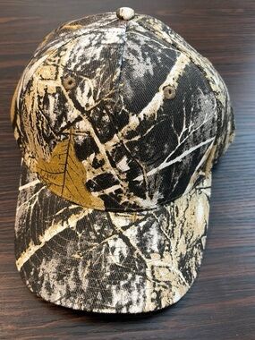 Angel Men's Camo Baseball Cap - Black & Tan